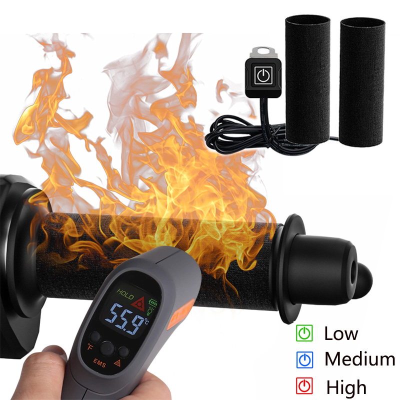 Handlebar Grip Heated - Kit de chauffe-guidon étanche pour moto,