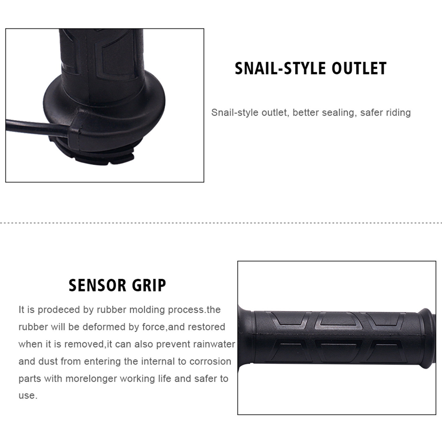 Poignées chauffantes pour Moto - Handlebar Grip Heated avis et prix