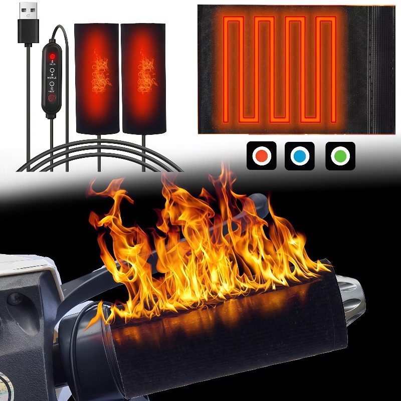 Poignées chauffantes pour moto - Handlebar Grip Heated avis et prix