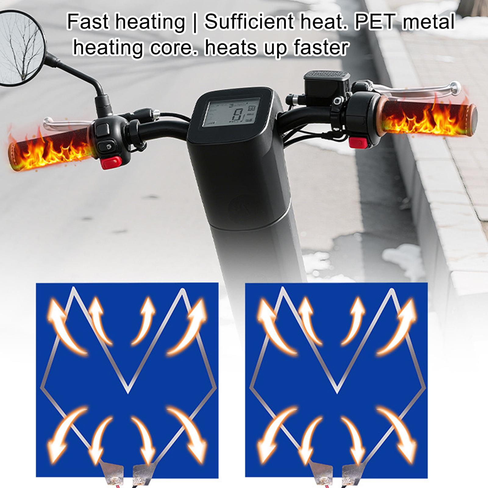 Poignées chauffantes pour moto - Handlebar Grip Heated avis et prix